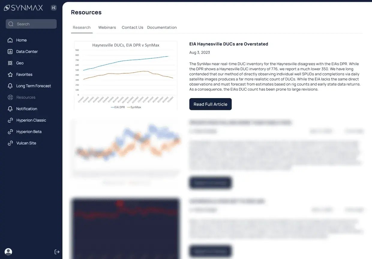 Hyperion DUCs Monitoring